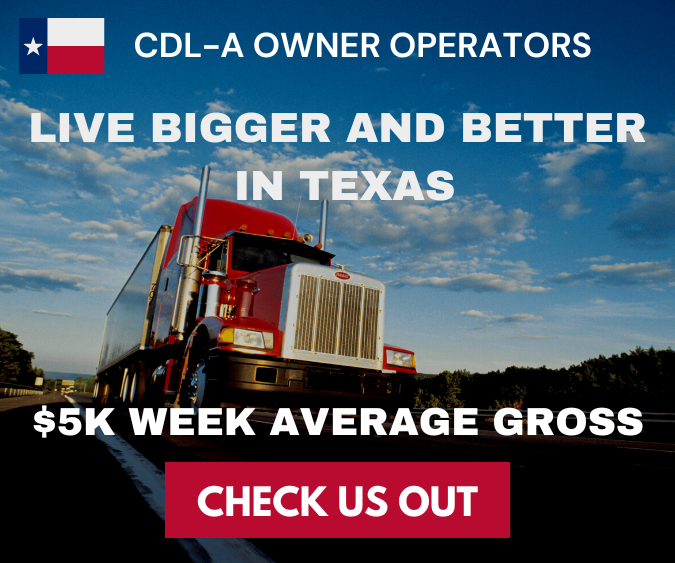 Omni channel marketing campaign ad  for truck drivers