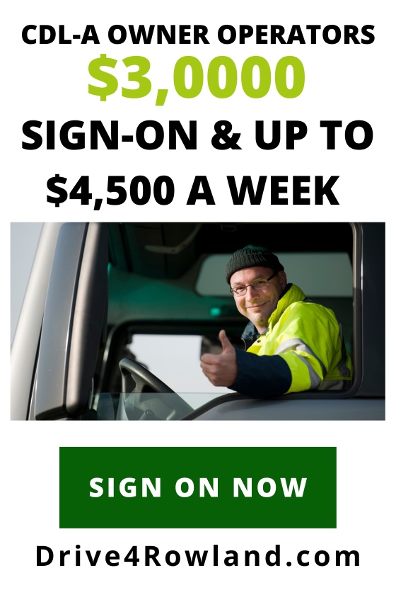 Successful ad as part of a digital campaign for the trucking industry